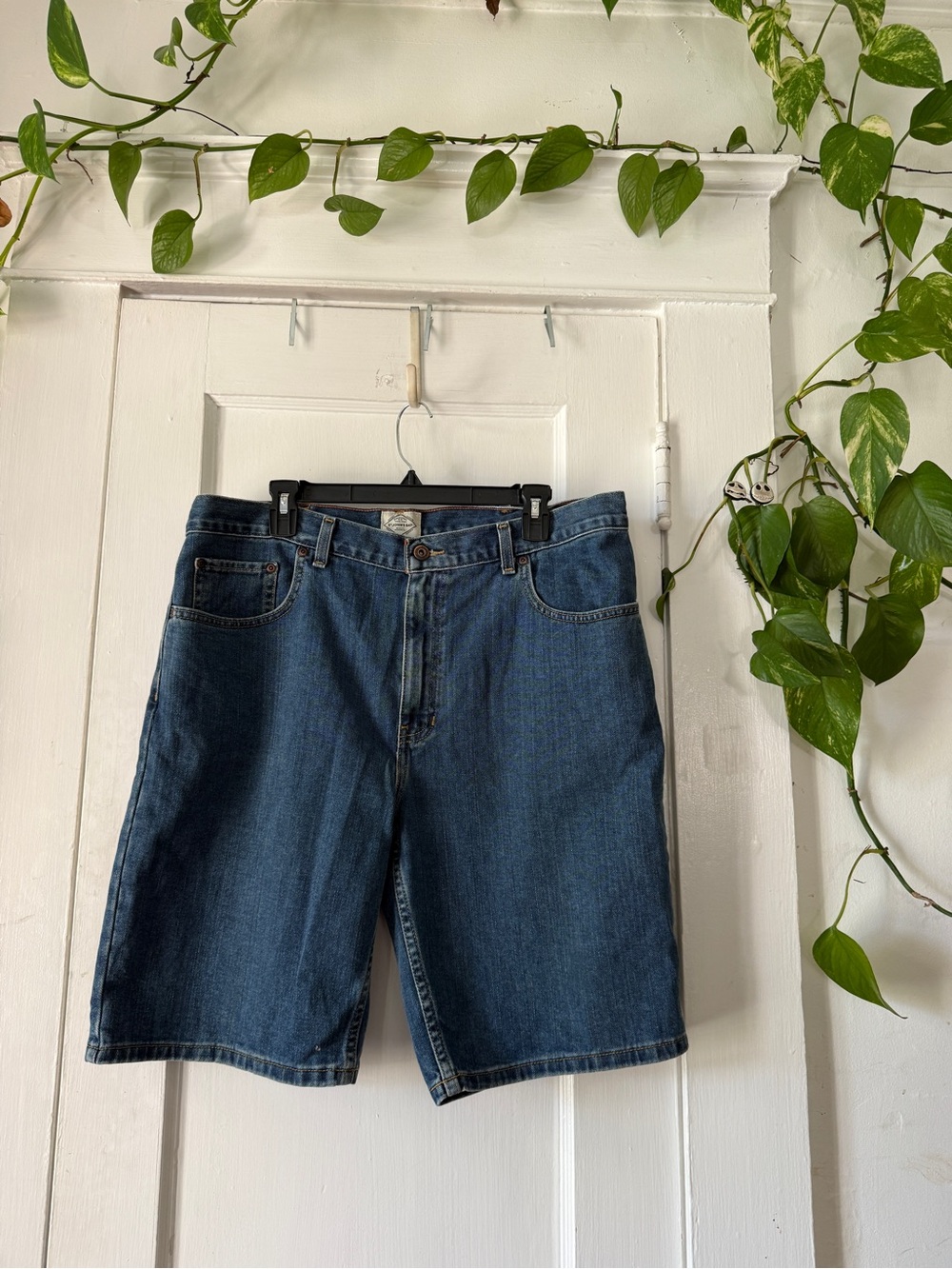 St. John's Bay Dark Blue Denim Jean Shorts